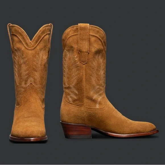 Tecovas The Josie Sienna Suede Women’s Cowboy Boots Size 7B - Picture 13 of 15